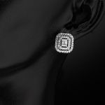 Zer 0,13 Karat Baget Pırlanta Küpe resmi