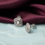 Zer 0,13 Karat Baget Pırlanta Küpe resmi