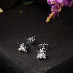 Zer 0,14 Karat Tektaş Pırlanta Küpe resmi