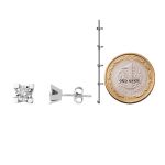 Zer 0,14 Karat Tektaş Pırlanta Küpe resmi