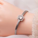 0,63 Karat Baget Pırlanta Bilezik resmi