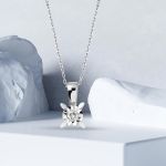 Zer 0,08 Karat Tektaş Pırlanta Kolye  resmi