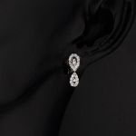 Damlalar 14 Ayar Beyaz Altın Set resmi