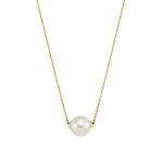 İncili 14 Ayar Altın Kolye resmi