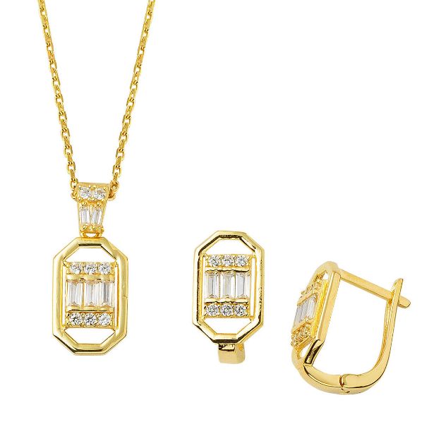 Lolita Kolye & Küpe Altın Set  resmi