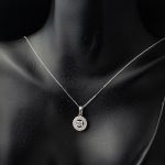 Kolye & Küpe Baget Taşlı Altın Set resmi