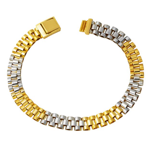 Rolex Saat Kordonu Tarzı Altın Bileklik resmi