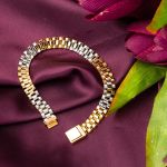 Rolex Saat Kordonu Tarzı Altın Bileklik resmi
