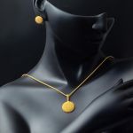 Tılsım Beypazarı Kolye & Küpeli Altın Set resmi