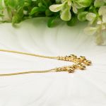 Top Altınlarla İşlenmiş Yıldızlar Kolyesi resmi