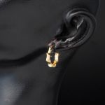 Eklem Halka Altın Küpe - 2 cm Çaplı resmi