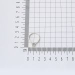 14 Ayar Beyaz Altın Tektaş Yüzük resmi