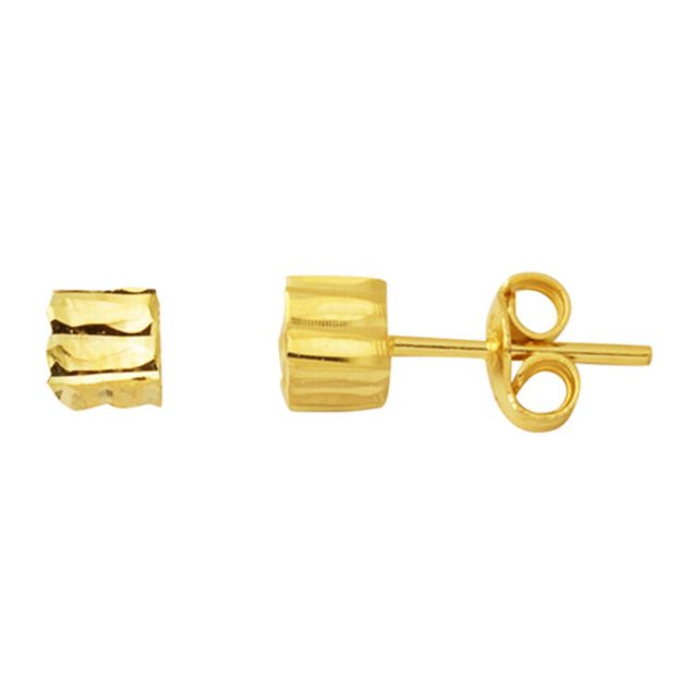 Minimal Küp 14 Ayar Altın Küpe 5 mm. resmi