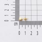 Minimal Küp 14 Ayar Altın Küpe 5 mm. resmi