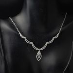 Minimal Tasarım Nişan Set Takımı Beyaz Altın resmi