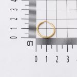 Altın Halka Küpe 14 Ayar 1,5 cm. Çaplı resmi