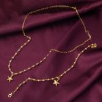 Yıldız Dorika Kolye Bileklik Altın Takı Seti resmi