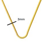 Balıksırtı 14 Ayar Altın Boyun Zinciri - 40 cm resmi