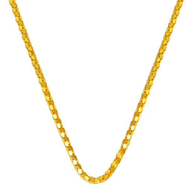 14 Ayar Altın Zincir Gerdanlık - 60 cm resmi