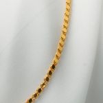 Pullu 14 Ayar Altın Zincir - 55 cm resmi