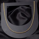 Burma Halat 14 Ayar Altın Zincir 55 cm. resmi