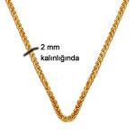 Meridyen 14 Ayar Altın Zincir - 50cm resmi