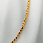 8 Ayar Altın Pul Zincir - 55cm resmi