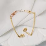 Tiffany Topçuk Zincir Altın Bileklik resmi