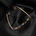 Tiffany Topçuk Zincir Altın Bileklik resmi
