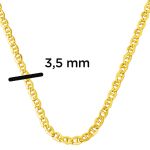 14 Ayar Mariner Altın Zincir -  50 cm resmi