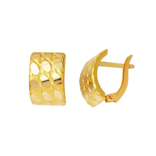 Galaksi 14 Ayar Sarı Altın Küpe resmi