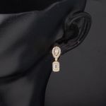 Damla Baget Taşlı 14 Ayar Altın Set Takımı resmi