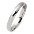 3 mm. Enli Klasik 14 Ayar Beyaz Altın Erkek Alyans resmi