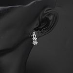 Minimal Tasarım 14 Ayar Beyaz Altın Nişan Seti resmi