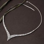 Baget Tasarımlı 14 Ayar Beyaz Altın Set Takımı resmi