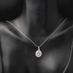 Güneş Tasarım Bagetli Beyaz Altın Spor Set resmi