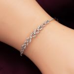 Elizabeth 14 Ayar Beyaz Altın Düğün Seti resmi