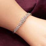 Damlalar 14 Ayar Beyaz Altın Set resmi