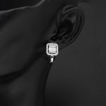 Üçlü Beyaz Altın Baget Taşlı Set resmi