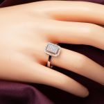 Coronet Beyaz Altın Baget Spor Set resmi