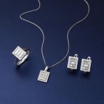 Beyaz Altın Baget Taşlı Spor Set resmi