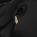 14 Ayar Markiz Taşlı Tasarım Altın Üçlü Set resmi