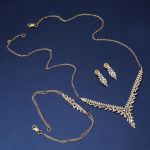 Hanımeli Tasarım 14 Ayar Altın Nişan Seti resmi