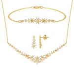 Papatya Tasarım 14 Ayar Altın Nişan Söz Seti resmi