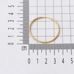 Altın Halka Küpe 14 Ayar 3,5 cm. Çaplı resmi