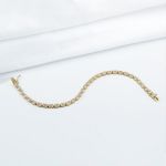 Baget Taşlı 14 Ayar Altın Bileklik resmi