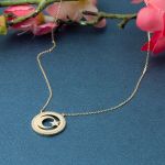 Türk Bayrağı Ayyıldız 14 Ayar Altın Kolye resmi