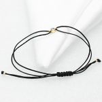 Tek Taşlı İpli Altın Bileklik resmi