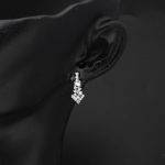 14 Ayar Beyaz Altın Taşlı Tasarım Söz Seti resmi