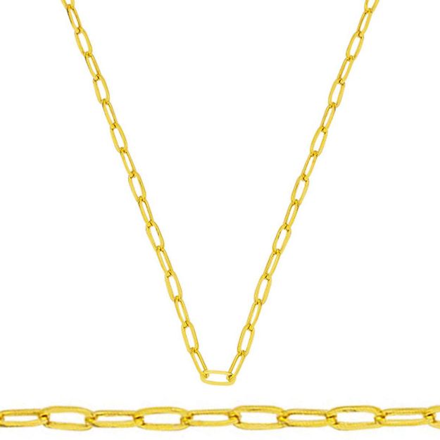 Altın Spor Zincir Kolye 14 Ayar 45cm. resmi